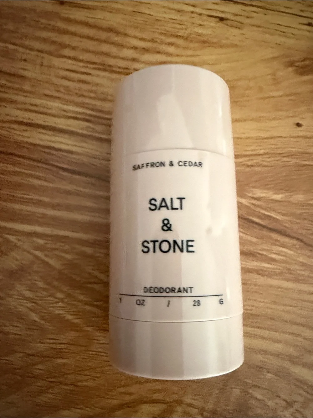 NEW Salt & Stone Saffron & Cedar Deodorant Travel Size
